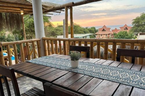 Departamento con vista al mar y piscina compartida