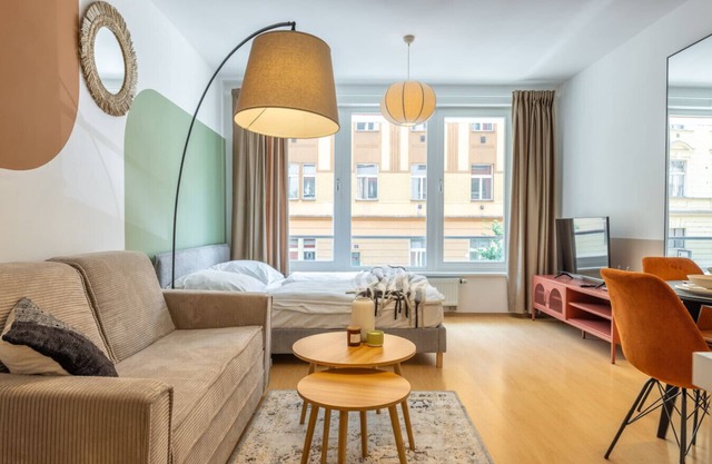 Designer Prague Studio in a Vibrant Neighborhood