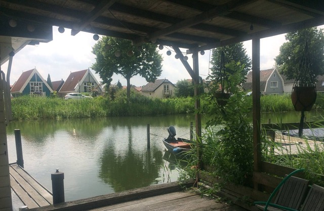 Designers houseboat in Amsterdam Gardens