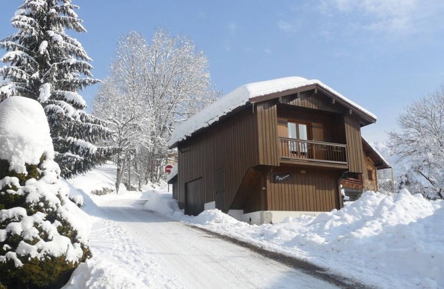 Detached chalet for 4 people, near village, ski slopes, swimming pool and spa 2 minutes away
