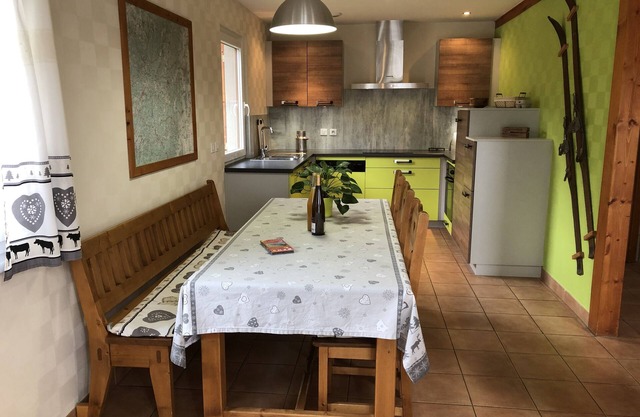 detached chalet overlooking the valley