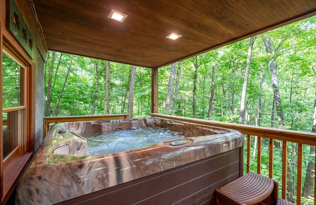 Dog friendly, Cozy Cabin w/hot tub - 10 minutes to historic downtown Ellijay!