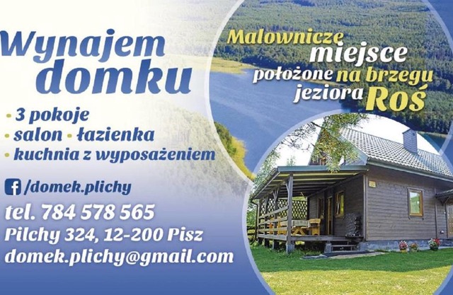 Domek w Pilchach na Mazurach