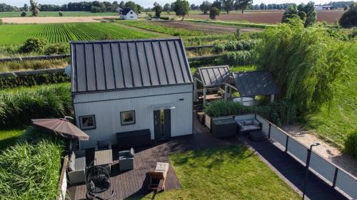 Domek z jacuzzi na Folwarku Żuławskim