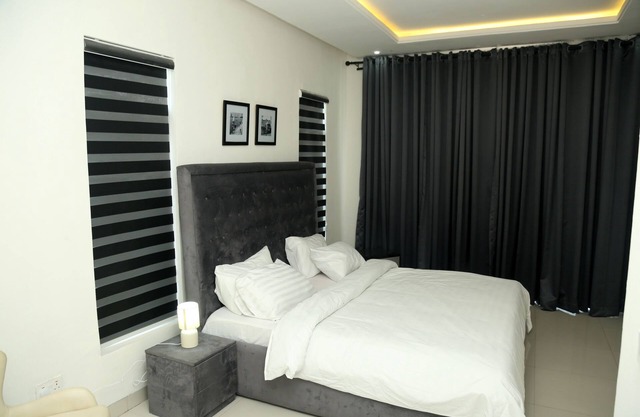 Domira Smart Luxury Duplex Apartment, 24 hour power, centrally12min to Airport n