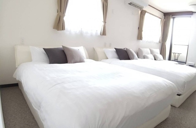 Double bed twin room with a view of Mt Fuji/Minamitsuru-gun Yamanashi