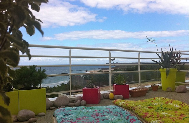 Duplex apartment with large terrace overlooking the sea and Cap Fréhel