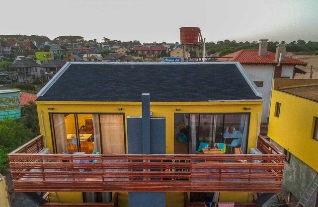Duplex house sea lions BI Punta del Diablo.