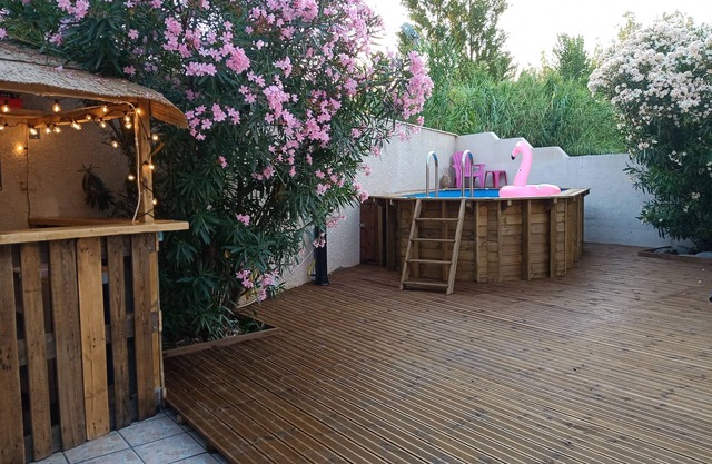 Duplex "Les filles de la mer" private pool air conditioning