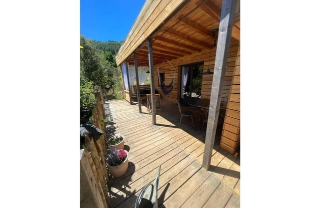Ecogîte1en Cévennes: Nordic bath with view