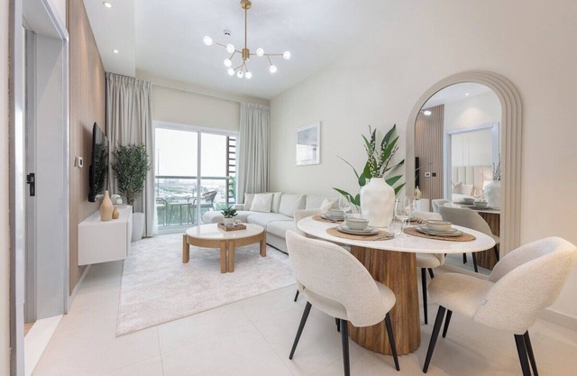 Elegant 1-Bedroom Apartment in Jumeirah Village Triangle with Balcony Bliss