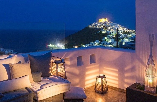 Elegant Astypalaia Villa | Villa Ble | Air Conditioning | Hot Tub | 2 Bedrooms.