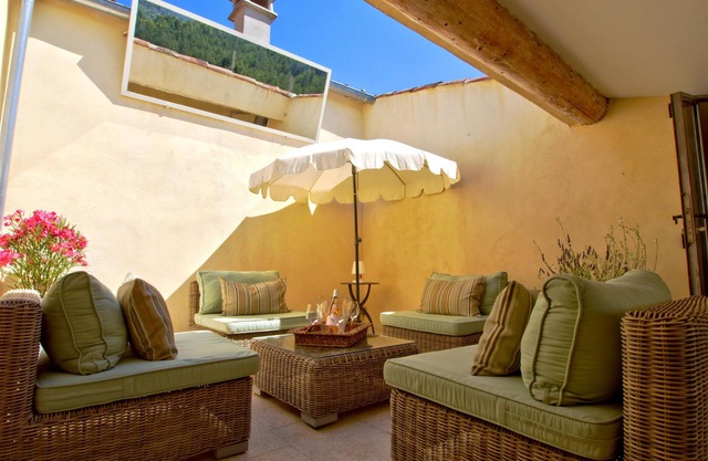 Elegant village house with roof terrace