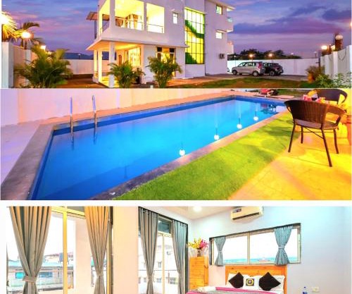 EMPYREAN STAY II 6BHK BRAMHA VILLA ll AC II PVT POOL II TERRACE VIEW II LUX
