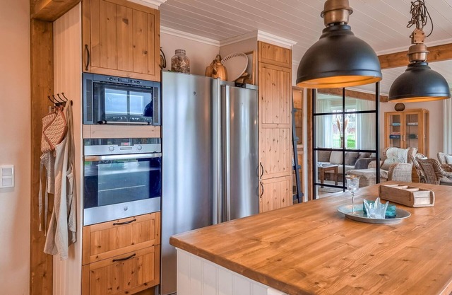 Enjoy being close to nature on vacation in this comfortable and spacious vacation home.