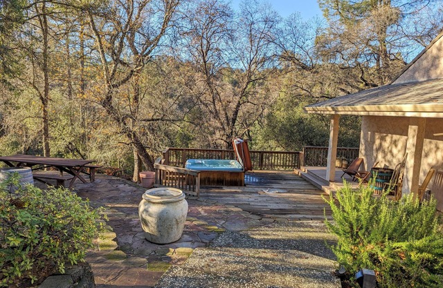 Enjoy concerts, wine, beer tasting, shopping or relaxing in town by Angels Creek