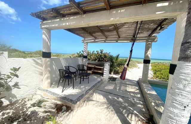 Entire House on the Seashore in Chicxulub Puerto, Yuc, Riviera Yucateca Mex