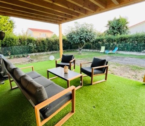 Entre Vienne et Lyon appartement en rez-de-jardin