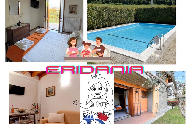 Eridania accomodation with garden and pool