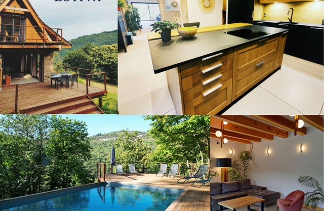 Estiva: La Maison Sunshine Piscine - Spa - Vue Grandiose