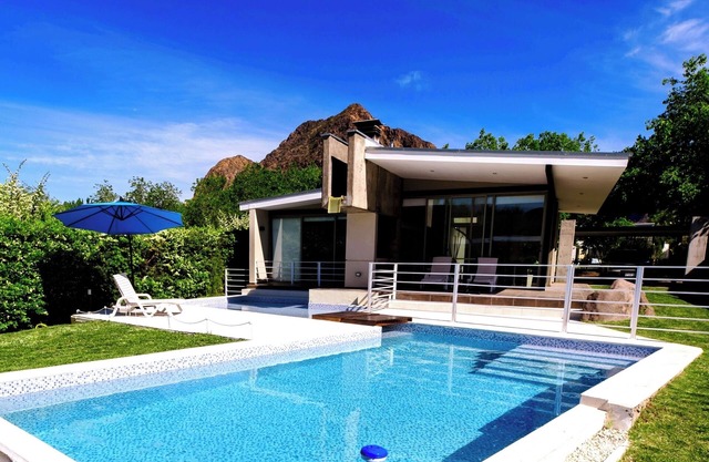 Exclusive Mountain Chalet in Atuel Canyon with Swimming Pool, Jacuzzi and Waterfall