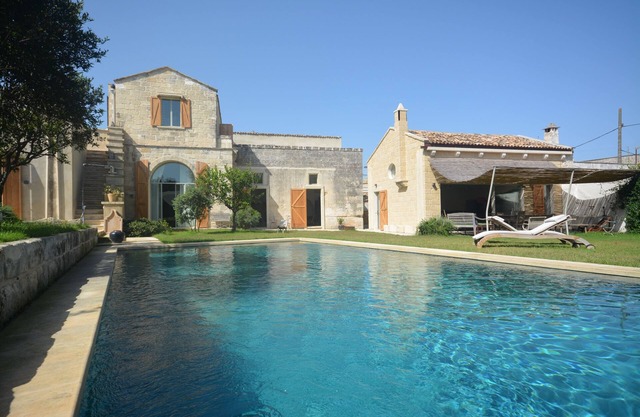 Exclusive villa near Otranto, with garden and swimming pool in a small town