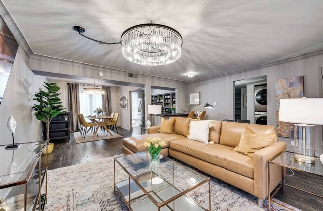 Executive 2BR condo with king suites, private patio, and resort-style amenities in Lakewood.