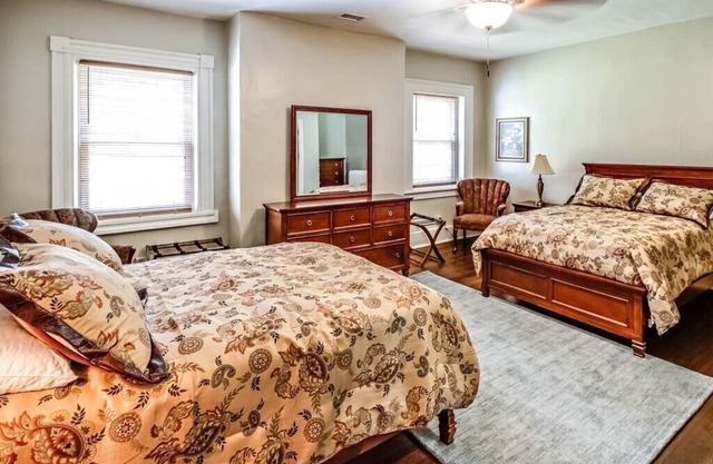 Experience the spacious Mary May Room at the historic Litz Mansion in Tazewell, VA