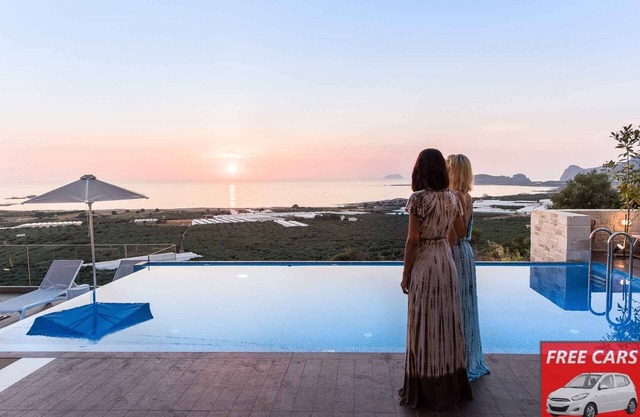Falasarna Luxury Villas | 2 Free cars & 2 pools