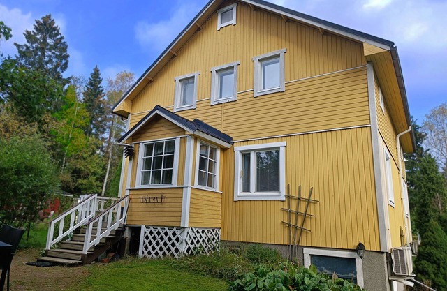 family-friendly house near moomin world.