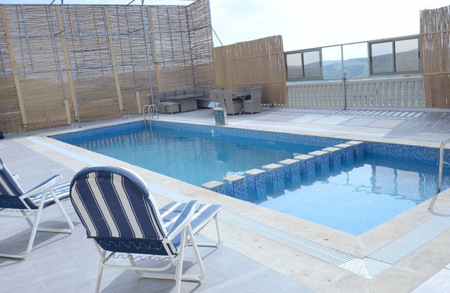 Family Villa with swimming pool outside Tangier