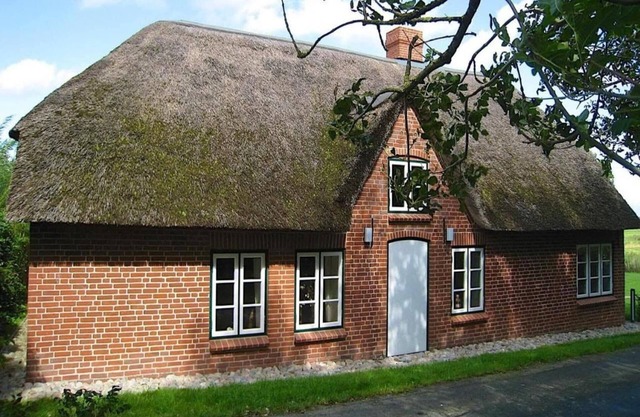 Ferienhaus in Westerhever mit Garten