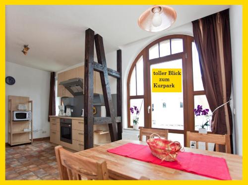 Ferienwohnung Auszeit am Kurpark Bad Berka # Balkon # ruhige Lage # gratis Parkplatz & WLAN