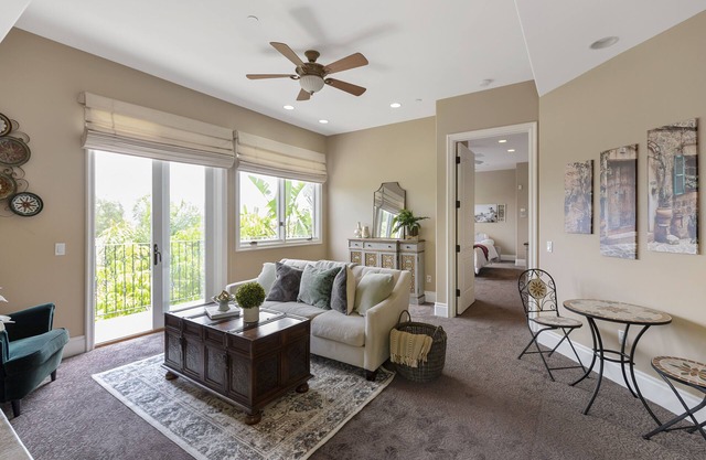 Fireplace & Terrace North Tustin