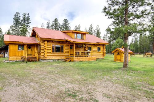 Fish and Hike Seeley Lake Cabin on 2 and Acres!