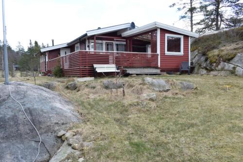 Flott hytte ved Bjellandsvegen