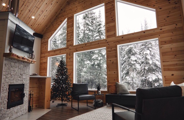 Forest Cabin Getaway! Sleeps 8, Hot Tub, Fireplace