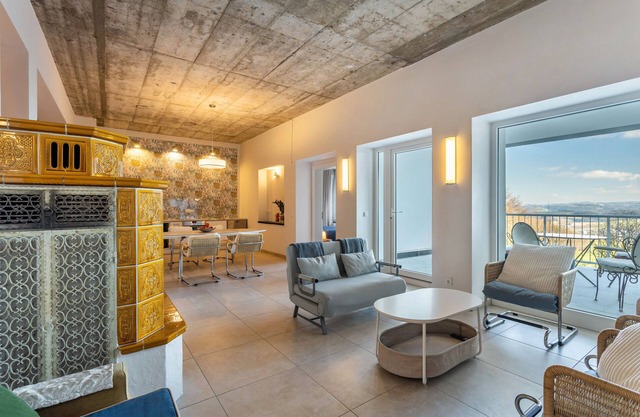 Franziska flat with spacious balcony and magnificent view over the Sauerland