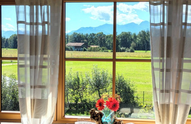 Freier Bergblick, Zwei Schlafzimmer, Großer Balkon, Hunde Willkommen