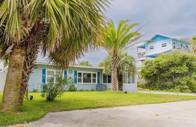Fully Fenced Yard with Beautiful Patio & Authentic Beach Vibes
