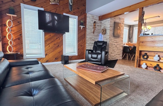 Funky style house with the outdoors at your feet, yet within city limits!