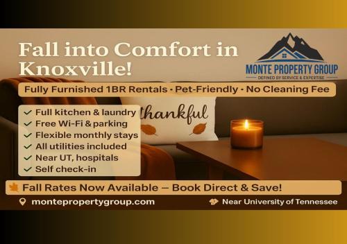Furnished 1 Bedroom Home Away from Home Near UT and Downtown