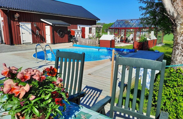 Gårdslägenhet nära Göteborg vid Göta Älv
