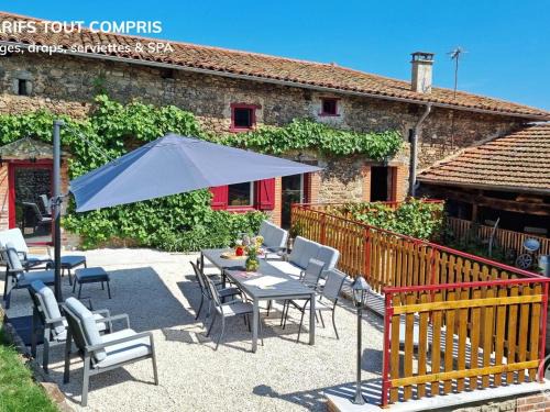 Gîte spacieux 10 pers: Nature, Spa, Confort - FR-1-496-358