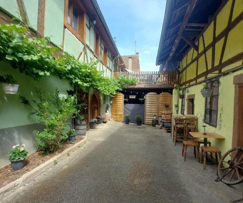 Gîte typique alsacien maison vigneronne 18e siècle