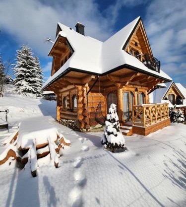 Góralska Chatka 3 Highland Cottage - Jacuzzi, Sauna, Split AC, Private parking, Mountains View
