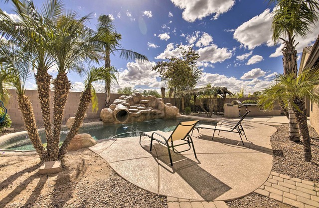 Game Room & Pool w/Slide: Mesa Oasis!