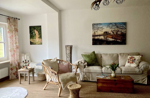 Gemütliche Ferienwohnung Ganz nah am Fluss