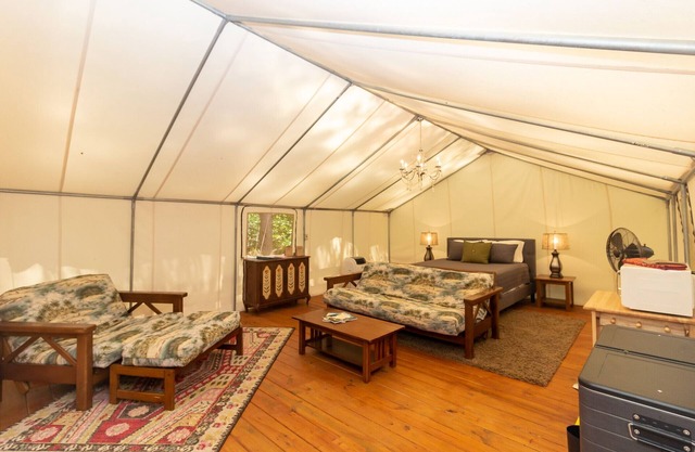 Glamping at Copperhill - "The Kayak"