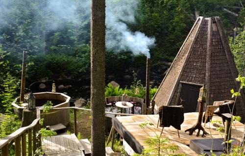 Glamping med Badtunna